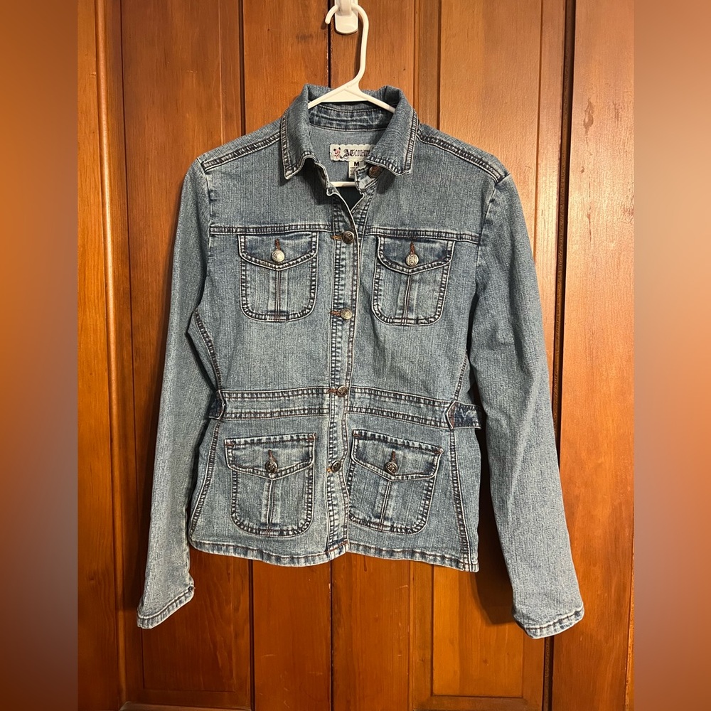 AC Couture Jean Denim Jacket Size M